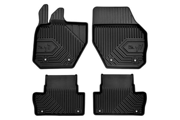 2.5D Гумени стелки Frogum №77 за Volvo XC60 (2008–2017) – 4 броя, черни