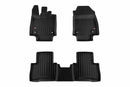 3D Гумени стелки Frogum за Lexus NX PHEV (2021+), 3 части, черни