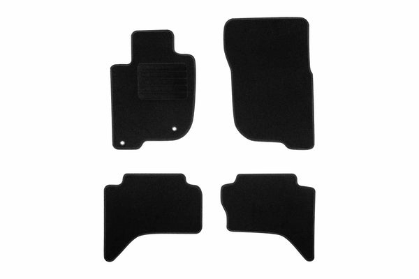 Мокетни стелки Rigum за Mitsubishi L200 (2007–2015), 4 части, черни