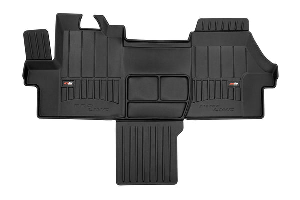 3D Гумени стелки Frogum за Peugeot Boxer (2006–2014) – 1 част, черни