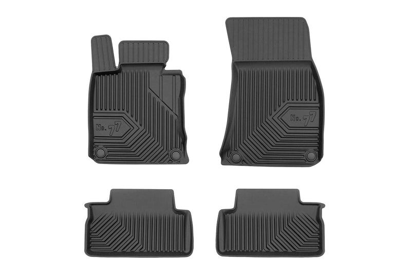 2.5D Гумени стелки Frogum №77 за BMW 4 F32 (2013–2020) – 4 части, черни