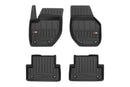 3D гумени стелки Frogum за Volvo V40 (2012–2019), комплект 4 части, черни