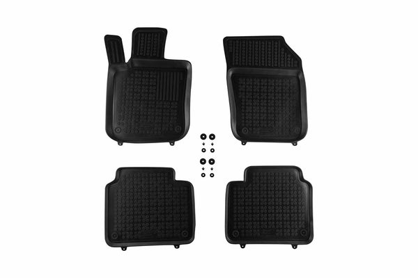 Гумени стелки Rezaw-Plast за Volvo V90 (2016+) – 4 части, черни