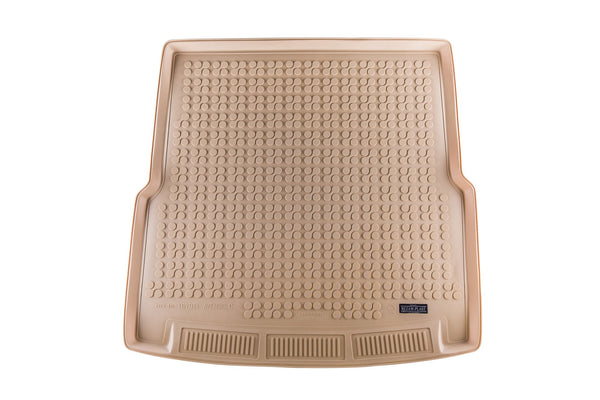 Гумена стелка за багажник Rezaw-Plast за Toyota Avensis комби (2009–2018), без странични ниши, бежова