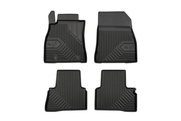 2.5D гумени стелки Frogum модел №77 за Nissan Juke (2010–2019), 4 части, черни