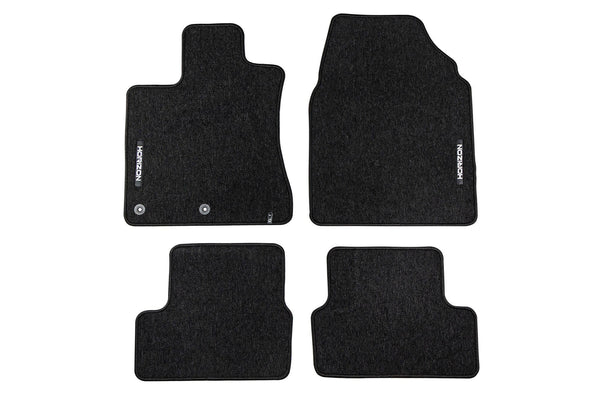Мокетни стелки Frogum Horizon за Nissan Qashqai (2006–2013), 4 части, черни