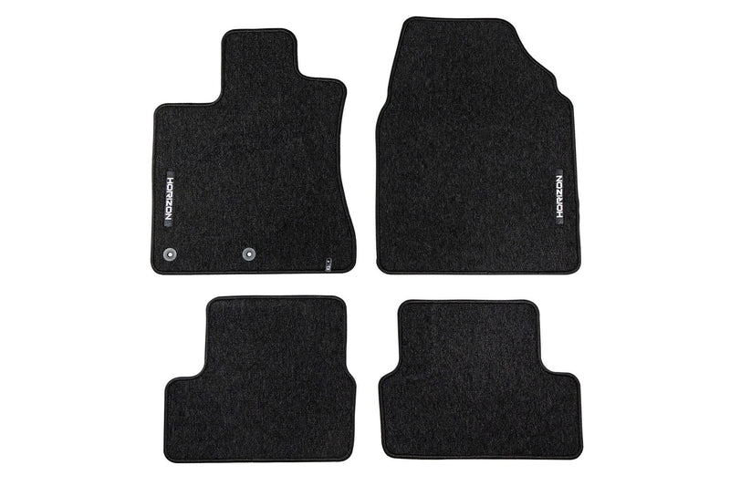 Мокетни стелки Frogum Horizon за Nissan Qashqai (2006–2013), 4 части, черни