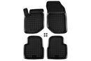 Гумени стелки Rezaw-Plast за Peugeot 2008 (2019–2023, 2023+), без Hybrid версия, 4 части, черни