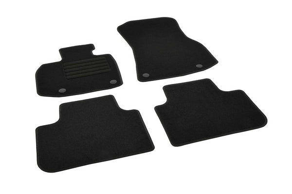 Мокетни стелки Rigum за BMW X3 G45 (2024+) – 4 части, черни