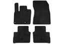 Гумени стелки Gumarny Zubri за Nissan Qashqai (2021+), 4 части, черни
