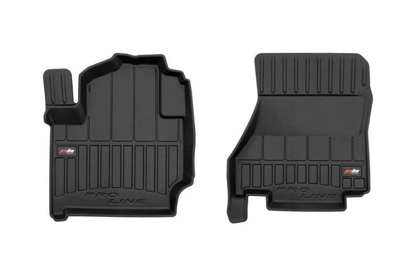 3D Гумени стелки Frogum за Nissan e-NV200 (2014+), комплект 2 части, черни