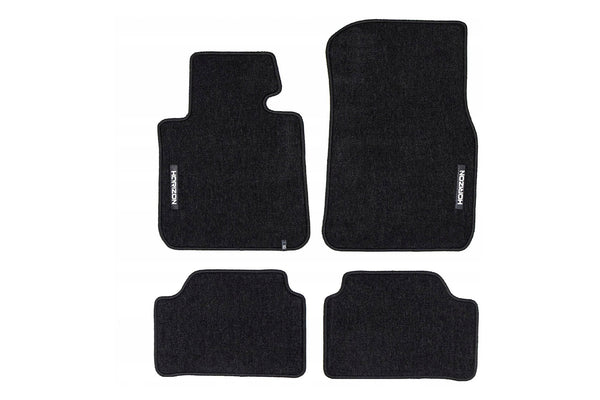 Мокетни стелки Frogum Horizon за BMW Серия 1 F20 (2011–2019), 4 части, черни