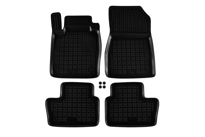 Гумени стелки Rezaw-Plast за Nissan Juke (2019+), 4 части, черни