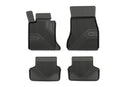 2.5D Гумени стелки Frogum №77 за BMW Серия 5 G30 седан, G31 комби (2017+) – 4 части, черни