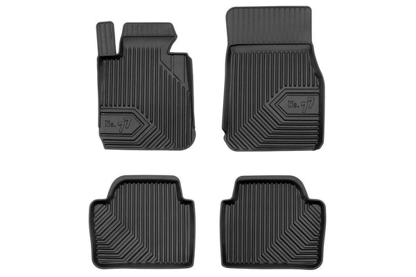 2.5D Гумени стелки Frogum №77 за BMW 3 F30, F31 (2011–2018) без xDrive – 4 части, черни
