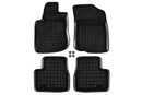 Гумени стелки Rezaw-Plast за Peugeot 2008 (2012–2019), 4 части, черни