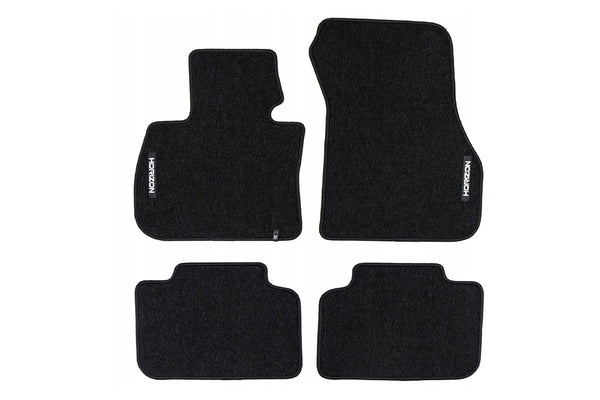 Мокетни стелки Frogum Horizon за BMW X2 F39 (2018–2023), 4 части, черни
