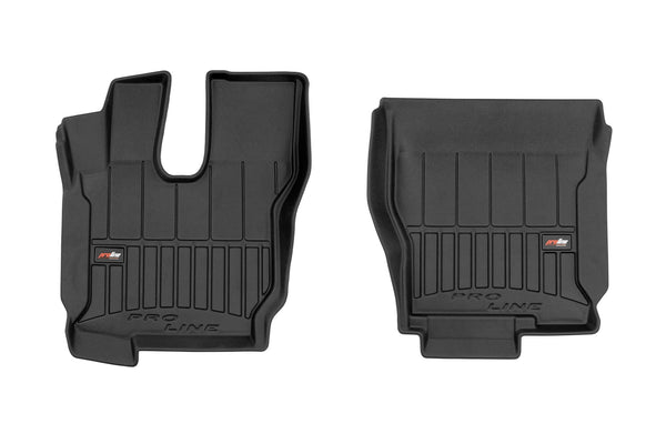 3D Гумени стелки Frogum за Volvo FM2 (2001+), 2 части, черни