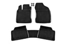 Гумени стелки Rezaw-Plast за Lexus CT 200h (2010+), 3 части, черни