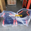 Спортни седалки тип Рекаро – Черни с червени акценти 2бр. в к-т - Avtozona