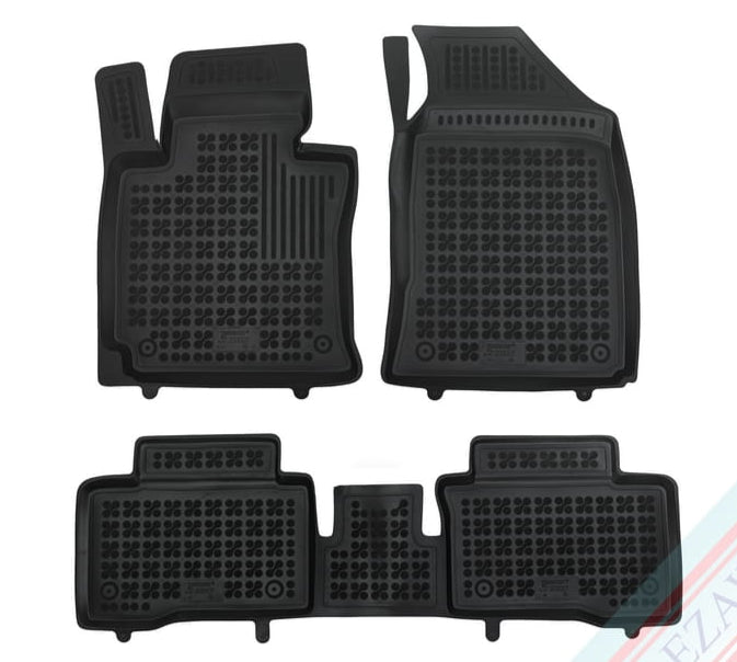 Frogum 3D ελαστικά πατάκια δαπέδου για Renault Twingo (2014+) τύπος λεκάνης