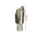 Διπλό ακροφύσιο εξάτμισης - ορθογώνιο