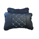 Авто възглавничка за врат - 2 броя черни със сив шев - Avtozona