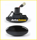 Диодни мигачи за калник за Mazda 2 3 5 (2003-2010) MPV (2003-2006) - опушени с бягащ мигач - Avtozona