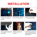 Σετ 2 σχοινιών γενικής χρήσης για το πορτμπαγκάζ αυτοκινήτου 54cm