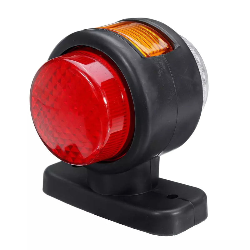 Σετ 2 φώτων σήμανσης LED tocosi κέρατο 12V-24V με τρία φώτα λευκό-κίτρινο-κόκκινο