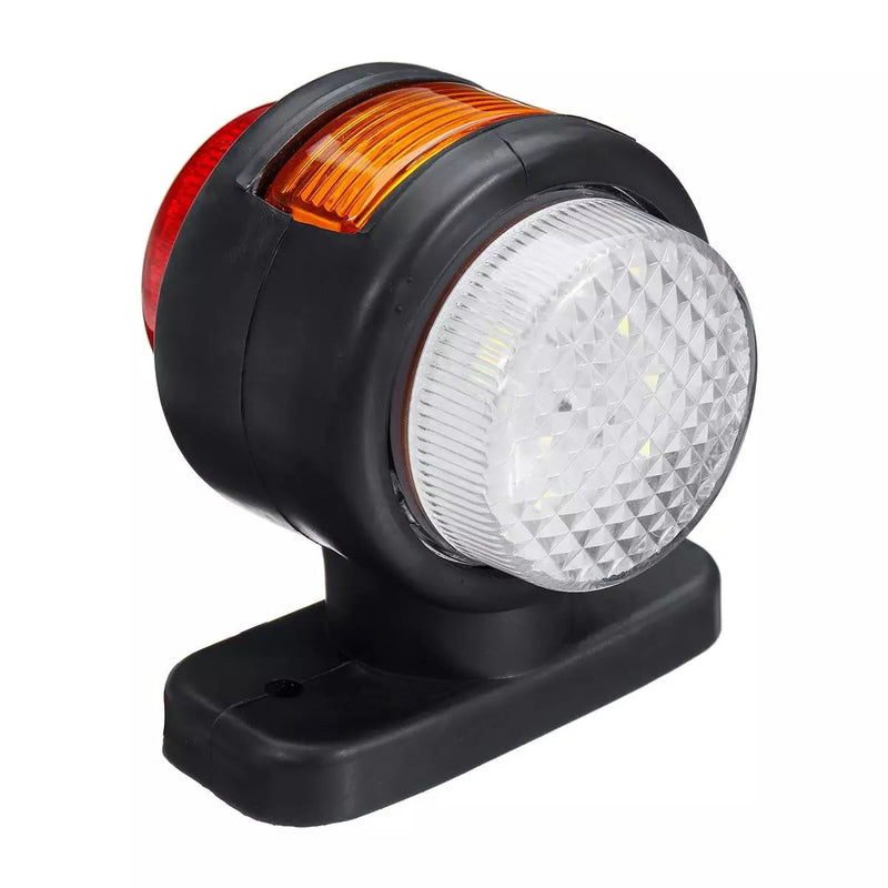 Σετ 2 φώτων σήμανσης LED tocosi κέρατο 12V-24V με τρία φώτα λευκό-κίτρινο-κόκκινο