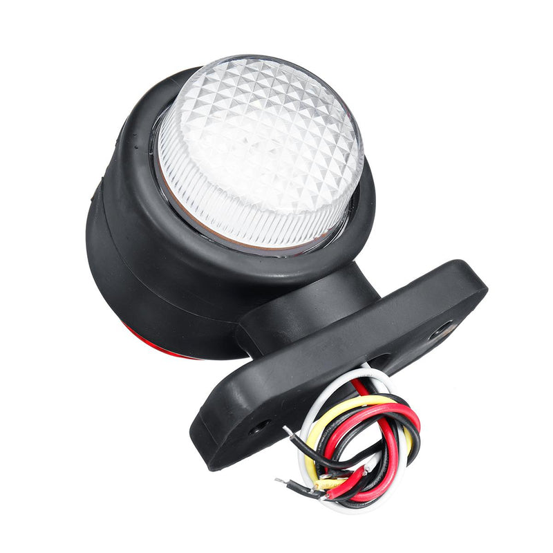 Σετ 2 φώτων σήμανσης LED tocosi κέρατο 12V-24V με τρία φώτα λευκό-κίτρινο-κόκκινο