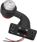 Σετ 2 τεμαχίων. Δίοδος LED πλευρικοί δείκτες ενδείξεων για φορτηγό φορτηγό ρυμουλκούμενο πλατφόρμα 12V - 24V λευκό κόκκινο