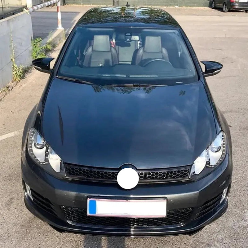 Σετ 2 καλύμματα πλευρικών καθρεπτών σε στυλ Batman για Volkswagen VW GOLF 6 2009-2013.