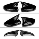 Σετ 2 καλύμματα πλευρικών καθρεπτών σε στυλ Batman για Volkswagen VW GOLF 6 2009-2013.