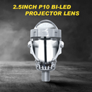 Σετ 2 τεμαχίων μεγεθυντικών φακών διόδων Bi-LED για προβολείς χαμηλής και υψηλής δέσμης 2,5 ιντσών 80W 7000lm 12V