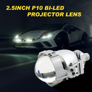 Σετ 2 τεμαχίων μεγεθυντικών φακών διόδων Bi-LED για προβολείς χαμηλής και υψηλής δέσμης 2,5 ιντσών 80W 7000lm 12V