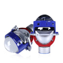 Σετ 2 τεμαχίων μεγεθυντικών φακών διόδων Bi-LED για χωνευτούς προβολείς χαμηλής και υψηλής δέσμης 3 ιντσών 130W 8000lm 12V +500% Φωτεινότητα