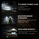 Σετ μεγεθυντικών φακών διόδων Bi-LED 2 τεμαχίων για χωνευτούς προβολείς χαμηλής και υψηλής δέσμης 3 ιντσών 120W 8000lm 12V +500% φωτεινότητα