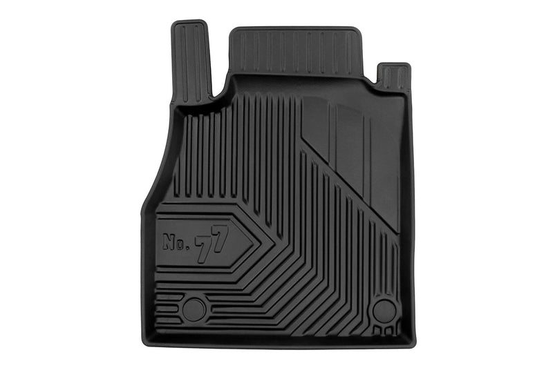 2.5D Гумени стелки Frogum №77 за Nissan Micra (2016+), 4 части, черни