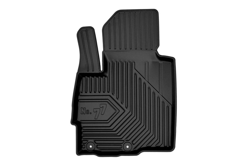 2.5D Гумени стелки Frogum №77 за Mitsubishi ASX (2010+), 4 части, черни