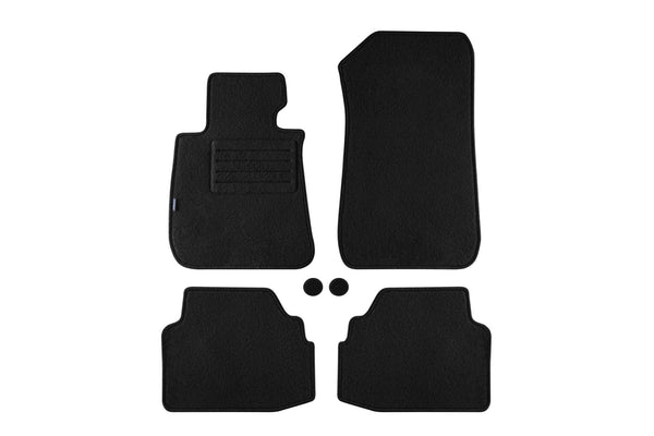 Мокетни стелки Petex за BMW Серия 3 E92 Купе (2006–2013) Rex, 4 части, черни, захват B172