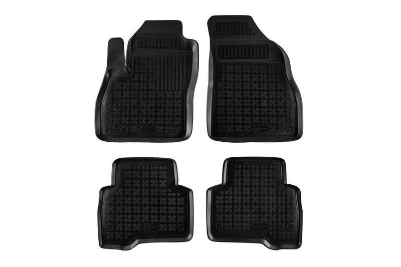Гумени стелки Rezaw-Plast за Peugeot Bipper (2007–2016), 4 части, черни