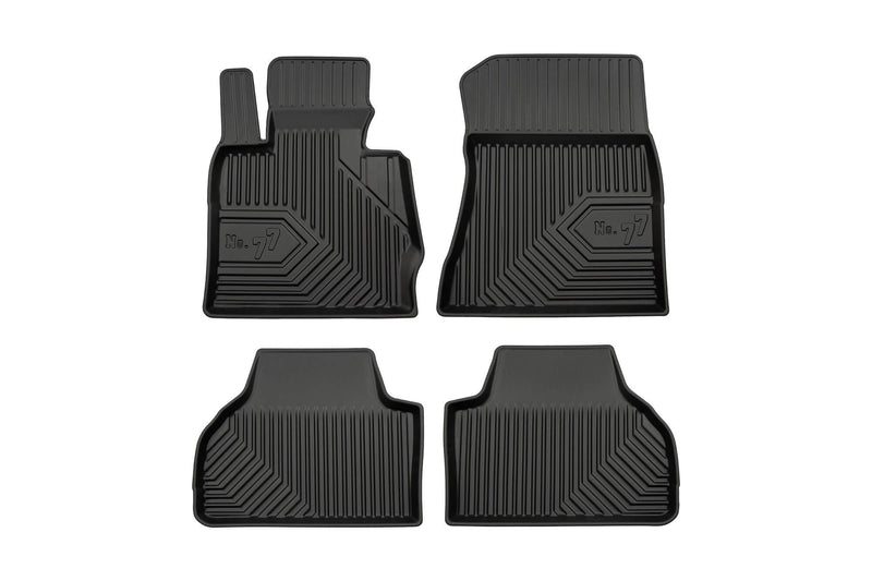 2.5D Гумени стелки Frogum №77 за BMW X4 F26 (2014–2018), 4 части, черни