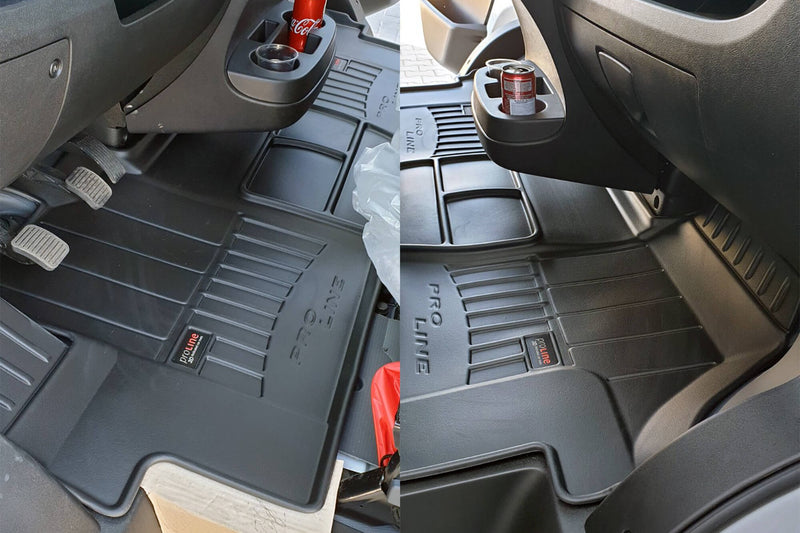 3D Гумени стелки Frogum за Peugeot Boxer (2006–2014) – 1 част, черни