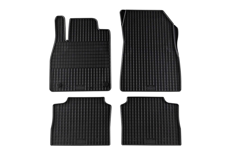 Гумени стелки Petex за Nissan Micra K14 (2017+), 4 части, черни, захват B142