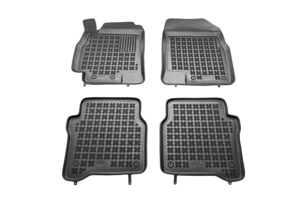 Гумени стелки Rezaw-Plast за Nissan Primera (2002–2007), 4 части, черни