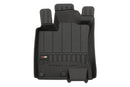 3D Гумени стелки Frogum за Nissan Qashqai I +2 (2006–2013), 4 части, черни