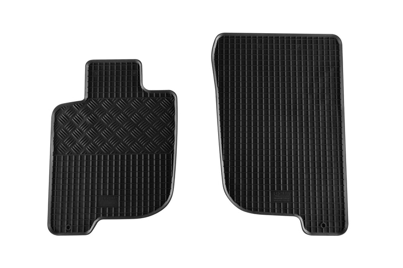 Гумени стелки Rigum за Mitsubishi L200 (2007+), 4 части, черни