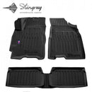 3D гумени стелки Stingray за CHERY Tiggo 2 (2016+), 4 части, черни